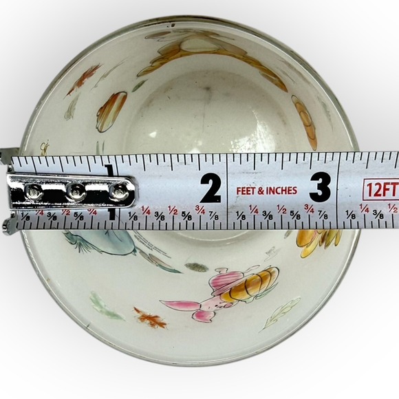 Disney Winnie the Pooh & Friends Frosted Low Ball Glasses Autumn Spring Set of 2 - Picture 3 of 10